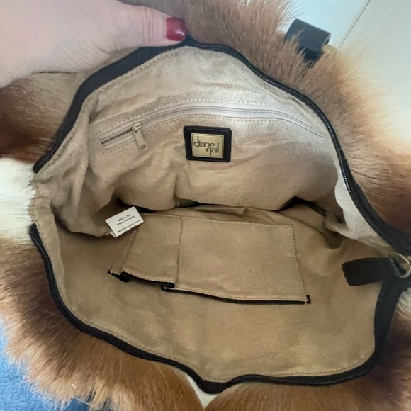 Vintage Diane Gail Springbok Antelope Fur Tote - RARE!  Sustainably harvested. - Picture 5 of 15
